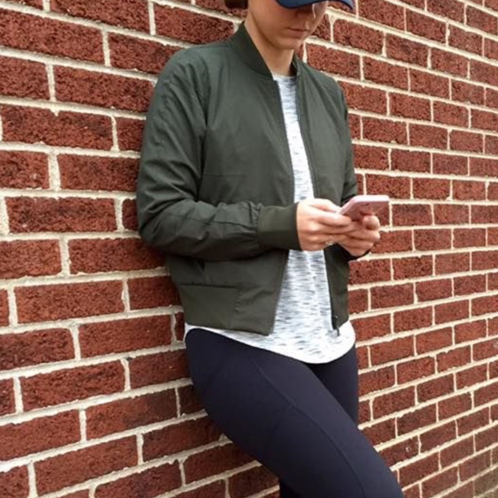 Lululemon non-stop Bomber Jacket